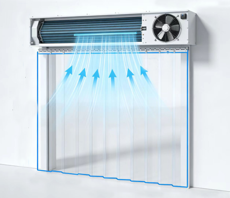 冷藏库门帘风幕配置